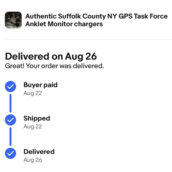 Authentic Suffolk County NY GPS Anklet Monitor🔋💲🅾️🆔🅾️♑️E🅱️🅰️✅4️⃣🅰️🆒💲💯 - Picture 5 of 7